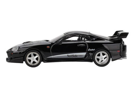 Toyota Supra "VeilSide Combat V-II" Black Limited Edition 1/64 Diecast Model Car by Mini GT-Mini GT-ModelCars.com