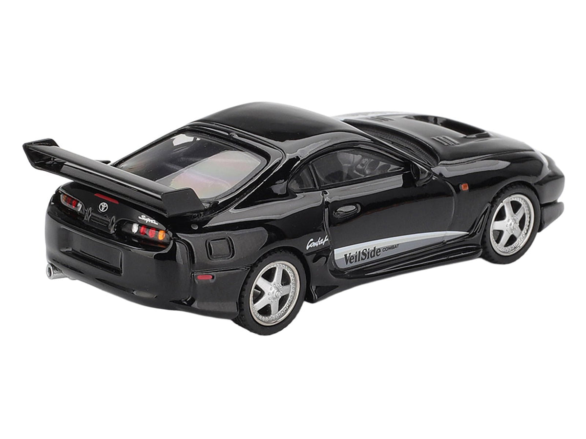Toyota Supra "VeilSide Combat V-II" Black Limited Edition 1/64 Diecast Model Car by Mini GT-Mini GT-ModelCars.com