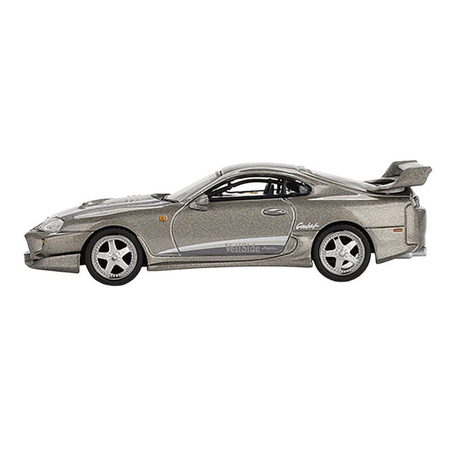 Toyota Supra "VeilSide Combat V-II" Combat Gray Metallic Limited Edition 1/64 Diecast Model Car by Mini GT-Mini GT-ModelCars.com