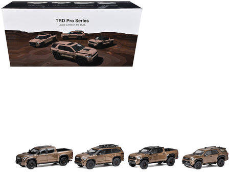 Toyota TRD PRO Mudbath 4 Car Set Limited Edition to 200 pieces Worldwide 1/64 Diecast Model Cars by GCD-GCD-ModelCars.com