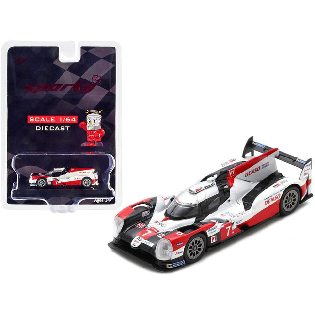 Toyota TS050 Hybrid 7 Mike Conway - Kamui Kobayashi - Jose Maria Lopez Toyota Gazoo Racing 3rd Place 24 Hours of Le Mans (2020) 1/64 Diecast Model Car by Sparky - Sparky - ModelCars.com