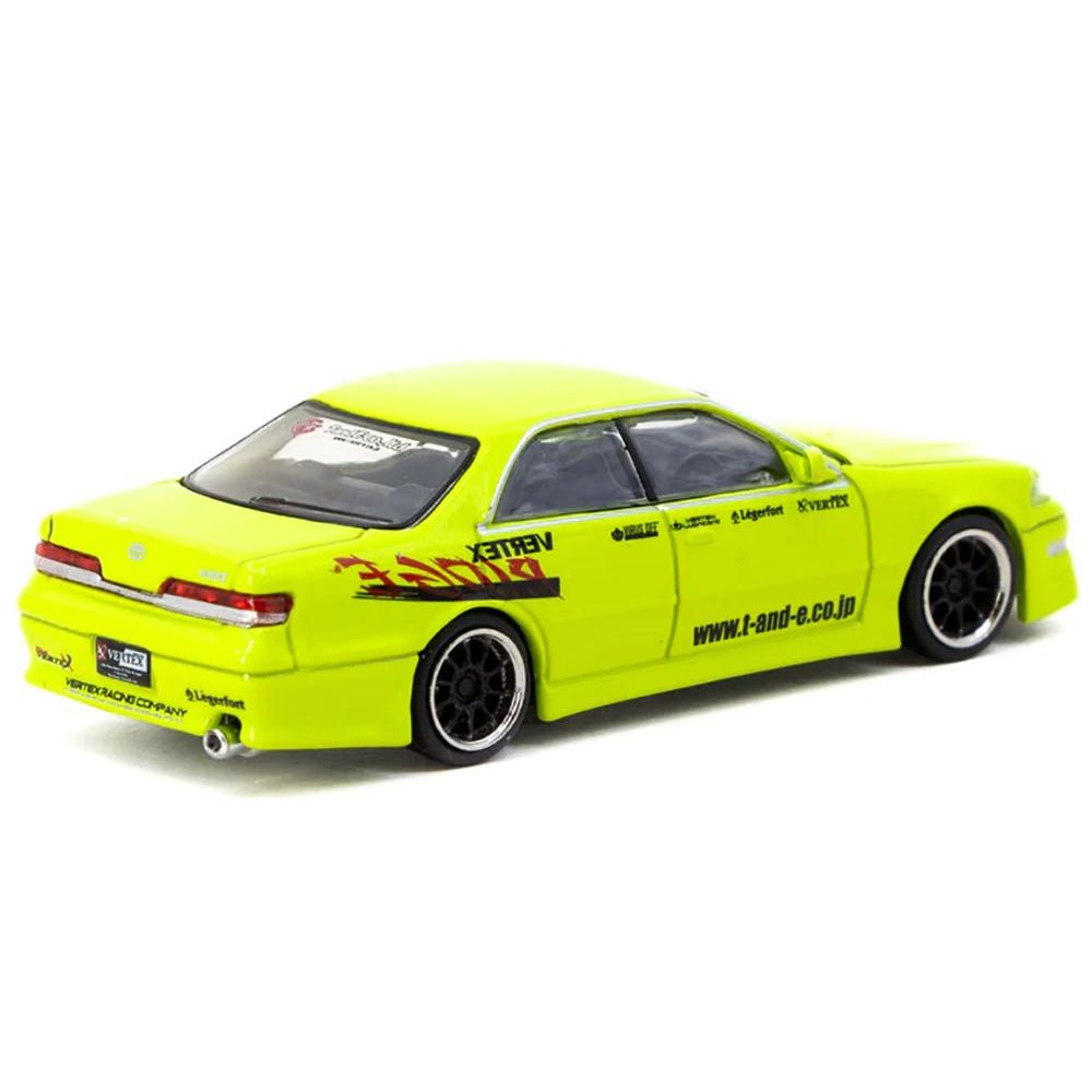 Toyota Vertex Mark II JZX100 RHD (Right Hand Drive) "Tokyo Auto Salon 2025 Special Edition" Light Green "Global64" Series 1/64 Diecast Model by Tarmac Works-Tarmac Works-ModelCars.com