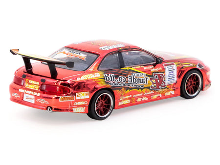 Toyota VERTEX Ridge TE3006 Soarer RHD (Right Hand Drive) Chrome Red with Graphics "Tokyo Auto Salon 2026" "Global64" Series 1/64 Diecast Model Car by Tarmac Works-Tarmac Works-ModelCars.com