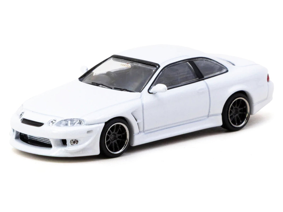 Toyota VERTEX Soarer JZZ30 RHD (Right Hand Drive) White Metallic "Global64" Series 1/64 Diecast Model Car by Tarmac Works-Tarmac Works-ModelCars.com