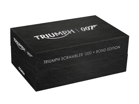 Triumph Scrambler 1200 "Bond Edition" Motorcycle Black 007 James Bond "No Time to Die" (2021) Movie 1/12 Diecast Model by Corgi-Corgi-ModelCars.com