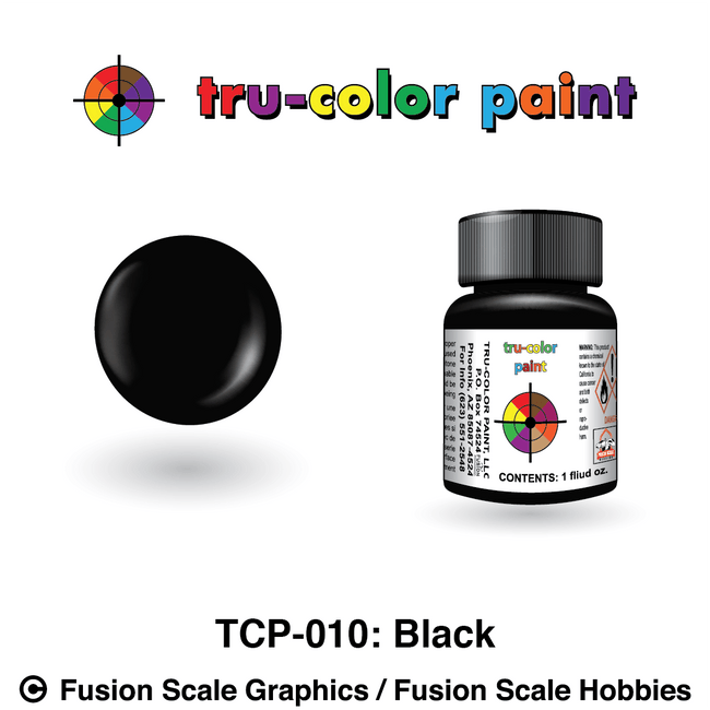 Tru - Color BLACK 1OZ - Tru - Color - ModelCars.com