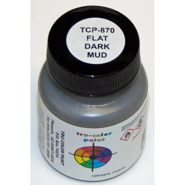 Tru - Color FLAT DARK MUD 2 1 OZ - Tru - Color - ModelCars.com
