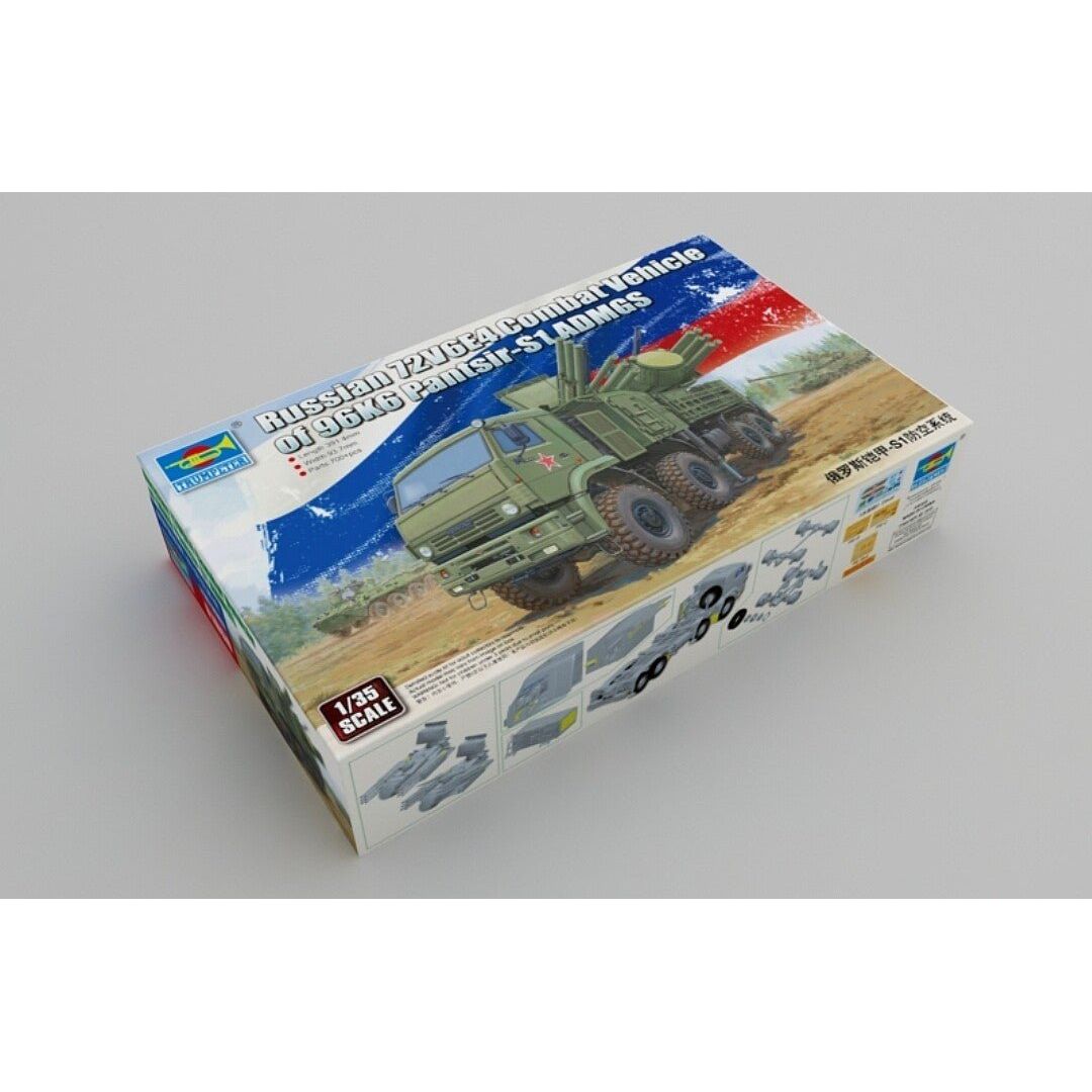 Trumpeter 1/35 Russian 72V6E4 Combat Vehicle of 96K6 Pantsir -S1 ADMGS 01060-Trumpeter-ModelCars.com