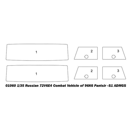 Trumpeter 1/35 Russian 72V6E4 Combat Vehicle of 96K6 Pantsir -S1 ADMGS 01060-Trumpeter-ModelCars.com