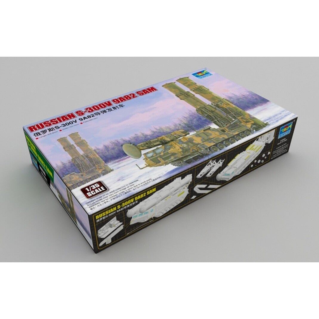 Trumpeter 1/35 Russian S-300V 9A82 SAM 09518-Trumpeter-ModelCars.com
