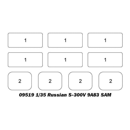 Trumpeter 1/35 Russian S-300V 9A82 SAM 09518-Trumpeter-ModelCars.com