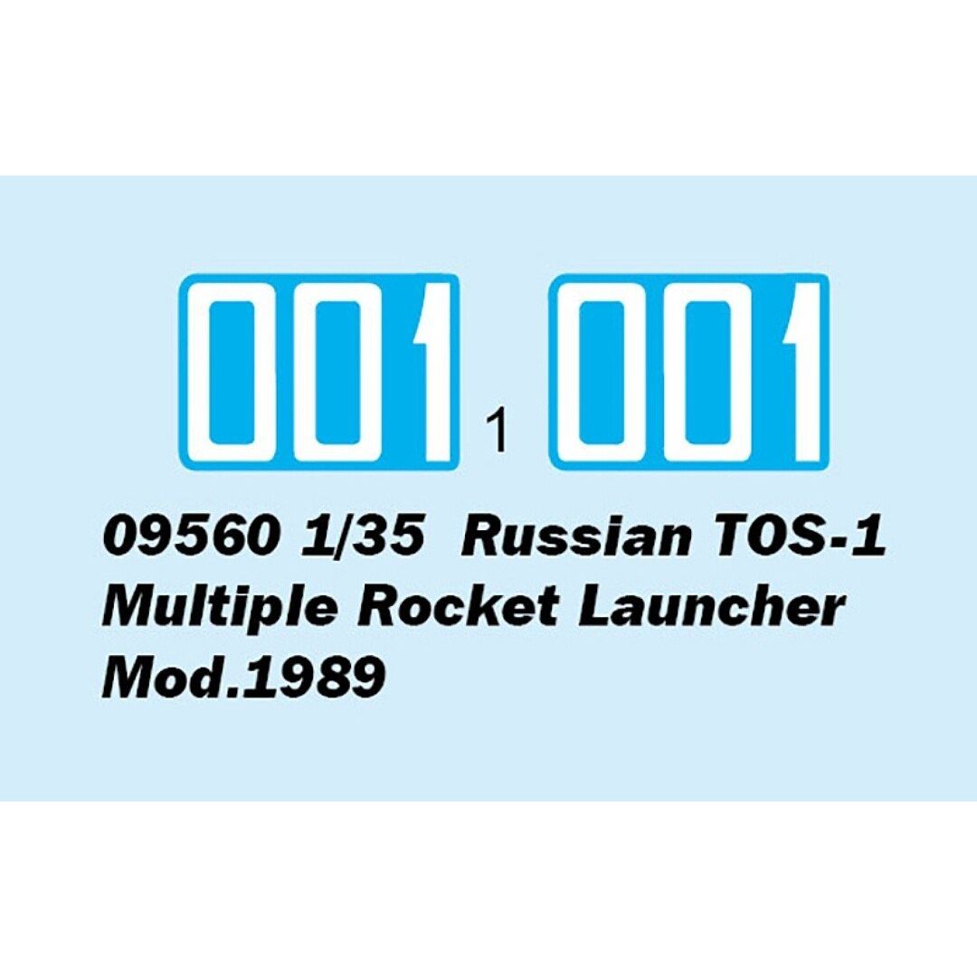 Trumpeter 1/35 Russian TOS - 1 Multiple Rocket Launcher Mod.1989 09560 - Heartland - ModelCars.com