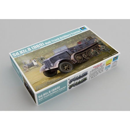 Trumpeter 1/35 Sd.Kfz.8 (DB9)Half-Track Artillery Tractor 09538-Trumpeter-ModelCars.com