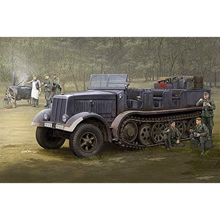 Trumpeter 1/35 Sd.Kfz.8 (DB9)Half-Track Artillery Tractor 09538-Trumpeter-ModelCars.com