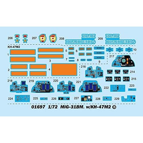 Trumpeter 1/72 MiG - 31BM. w/KH - 47M2 01697 - Heartland - ModelCars.com