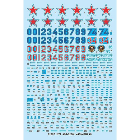 Trumpeter 1/72 MiG - 31BM. w/KH - 47M2 01697 - Heartland - ModelCars.com