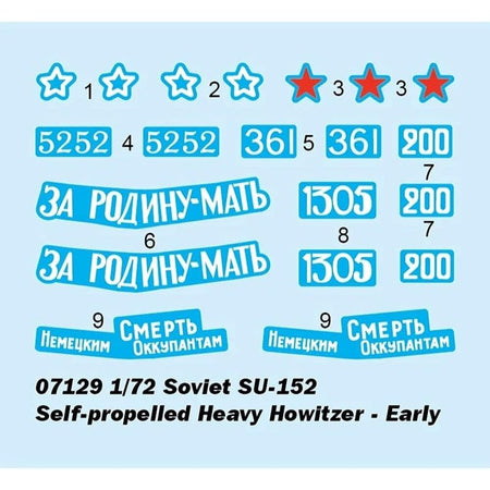 Trumpeter 1/72 Soviet SU - 152 Self - propelled Heavy Howitzer - Early 07129 - Heartland - ModelCars.com