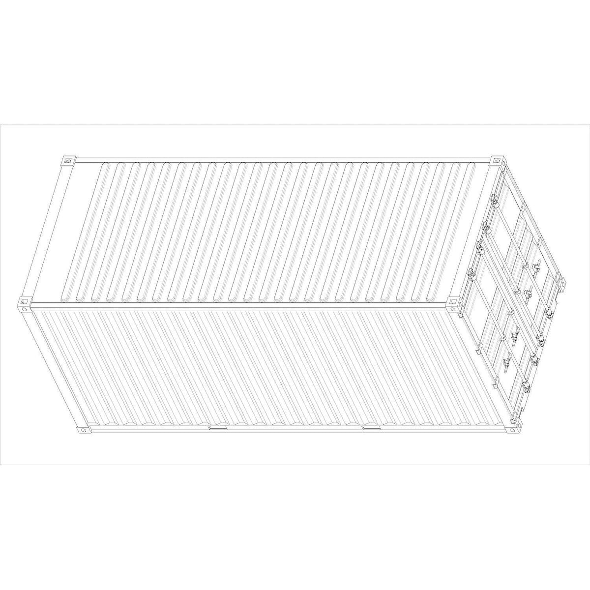 Trumpeter 20ft Container-Trumpeter-ModelCars.com