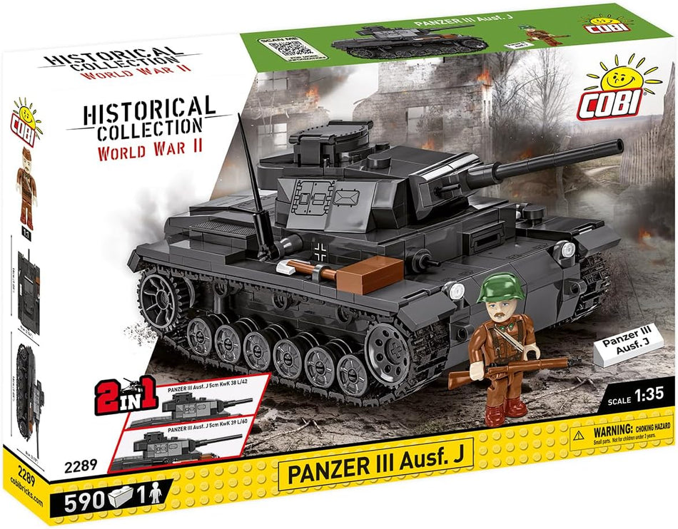 Cobi 590 PCS HC WWII /2289/ PANZER III AUSF.J