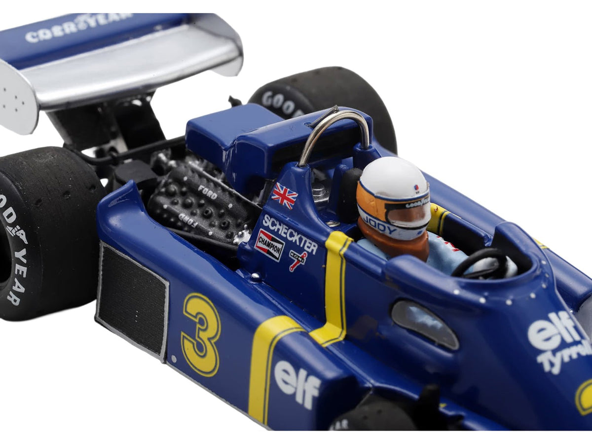 Tyrrell P34 3 Jody Scheckter Formula One F1 "Belgian GP" (1976) with Driver 1/43 Model Car by Spark-Spark-ModelCars.com