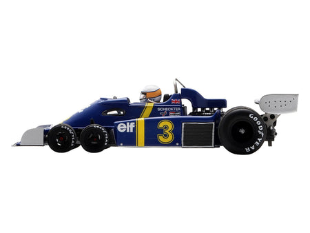Tyrrell P34 3 Jody Scheckter Formula One F1 "Belgian GP" (1976) with Driver 1/43 Model Car by Spark-Spark-ModelCars.com