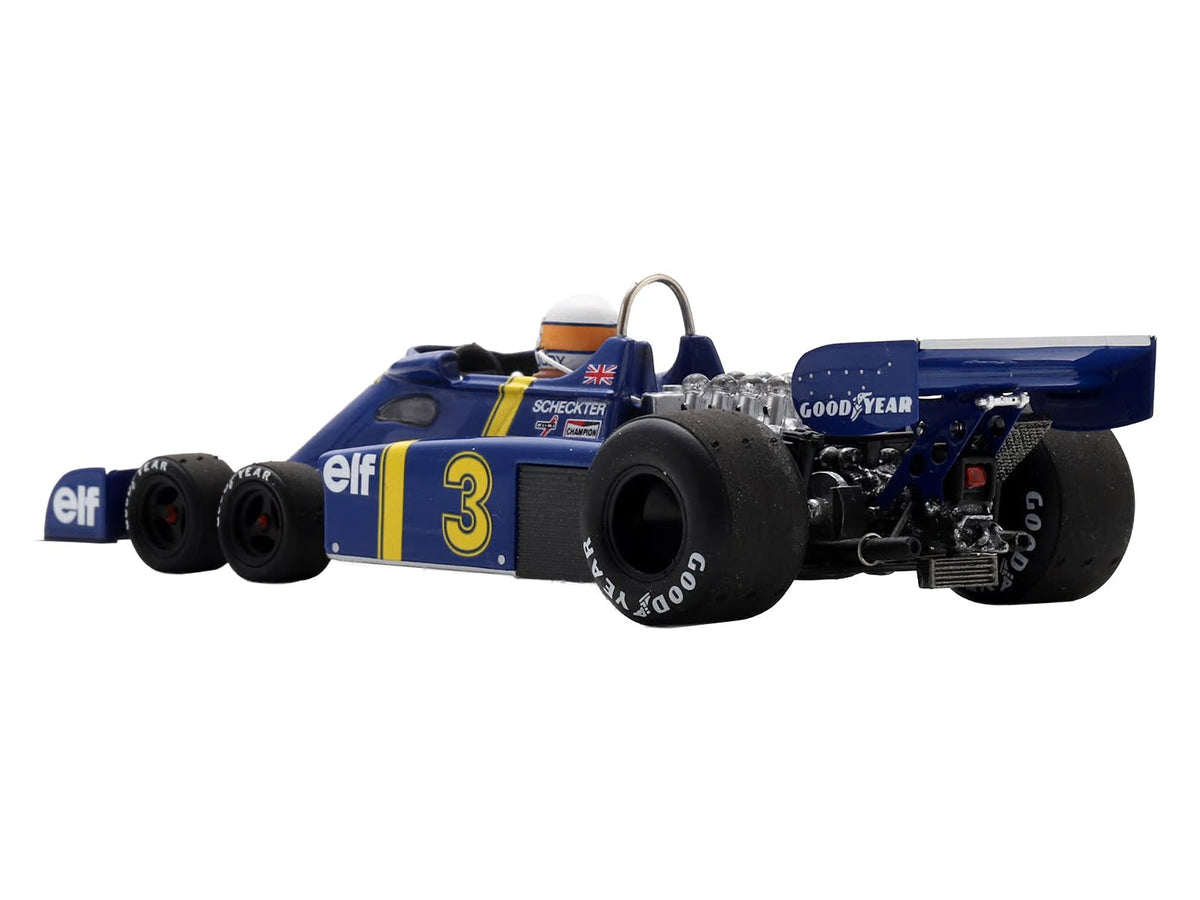 Tyrrell P34 3 Jody Scheckter Winner Formula One F1 "Swedish GP" (1976) with Driver 1/43 Model Car by Spark-Spark-ModelCars.com