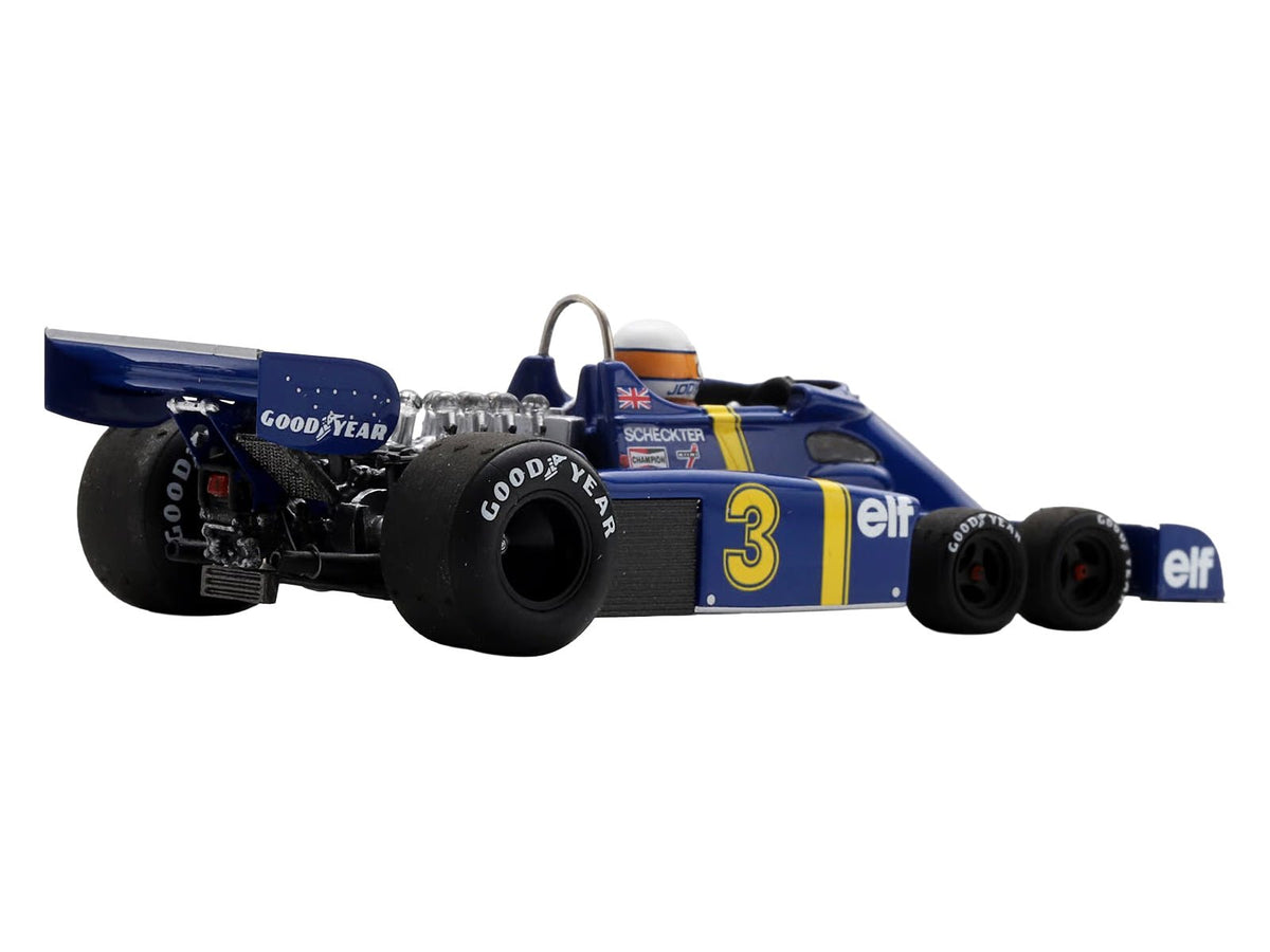 Tyrrell P34 3 Jody Scheckter Winner Formula One F1 "Swedish GP" (1976) with Driver 1/43 Model Car by Spark-Spark-ModelCars.com