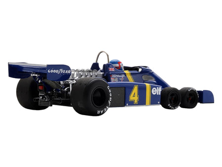 Tyrrell P34 4 Patrick Depailler 2nd Place Formula One F1 "Swedish GP" (1976) with Driver 1/43 Model Car by Spark-Spark-ModelCars.com