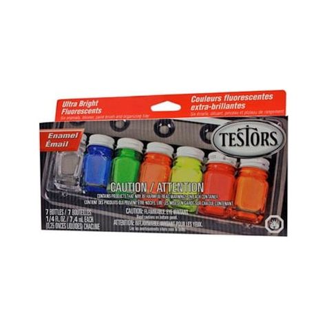 ULTRA FLUORESCENT KIT 6PC - Testors - ModelCars.com