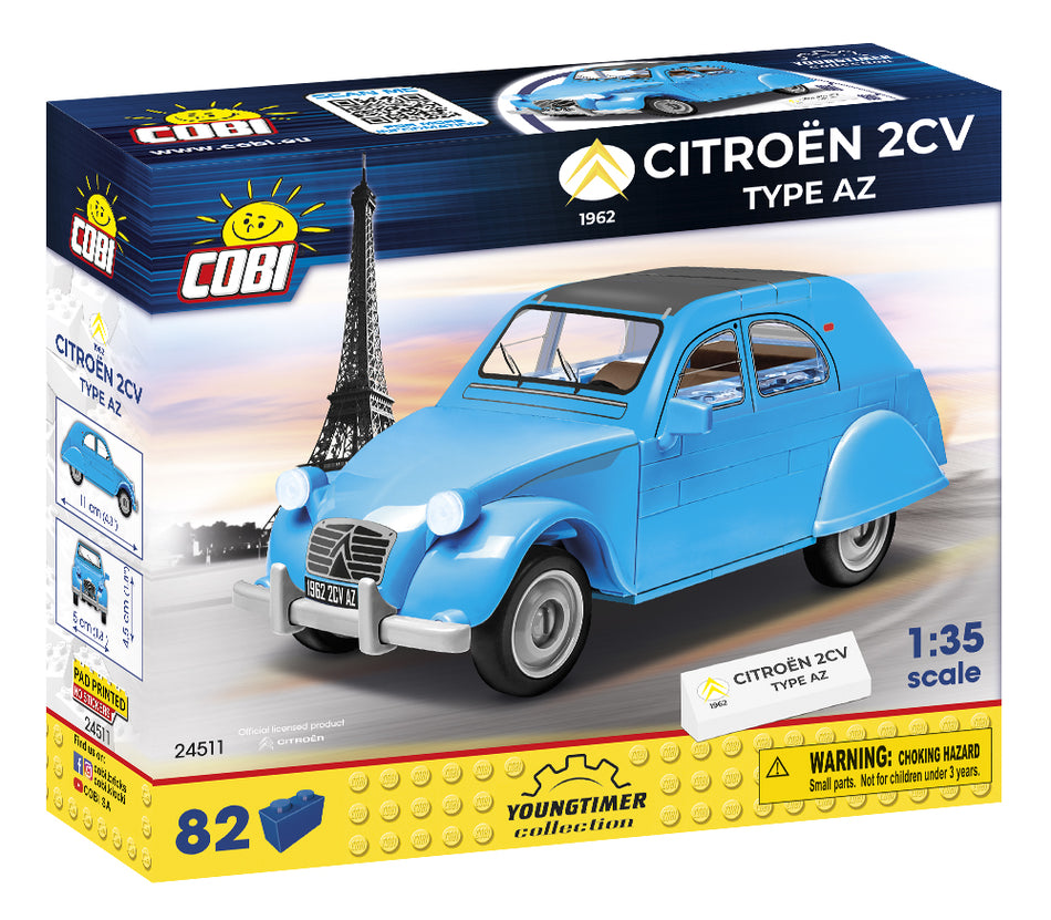 Cobi 82pcs Youngtimer Citroen 2CV Type AZ