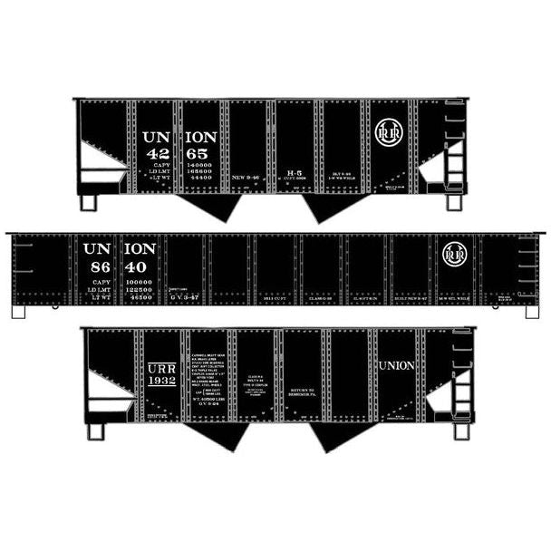 UNION RR 3 - CAR SET - Accurail - ModelCars.com