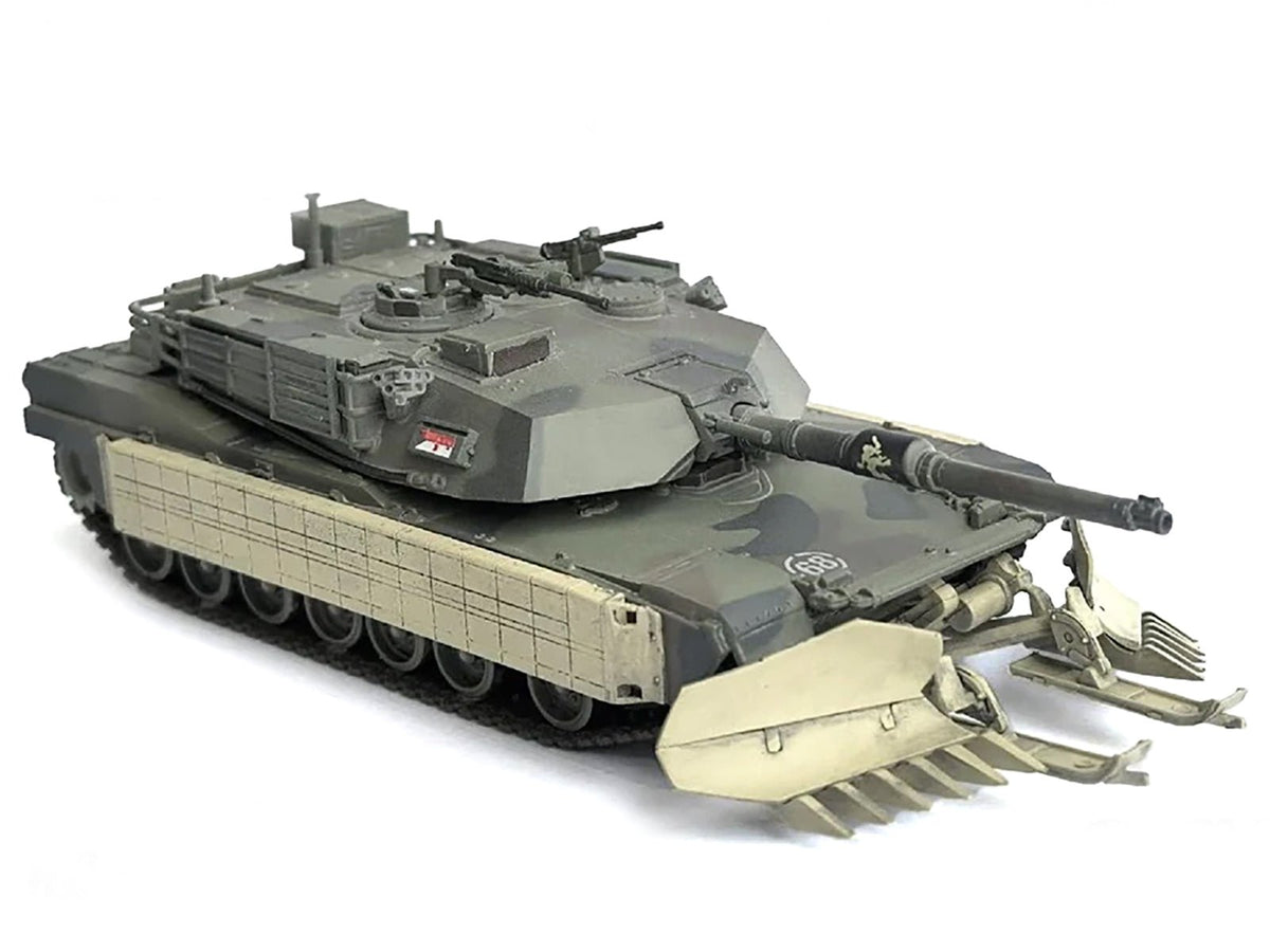United States M1A1 AIM (Abrams Integrated Management) Tank with Mine Plow (Plowing Mode) #68 "United States Army" Olive Drab "NEO Dragon Armor" Series 1/72 Plastic Model by Dragon Models-Dragon Models-ModelCars.com