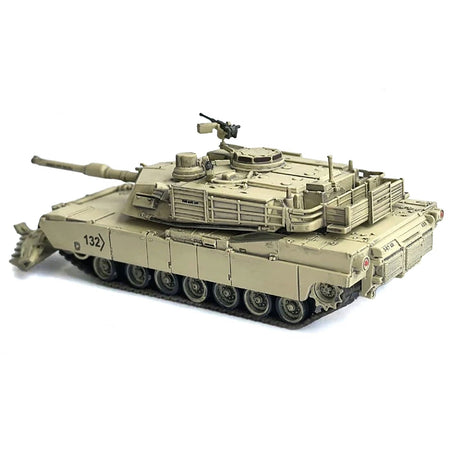 United States M1A2 SEP (System Enhancement Package) Abrams Tank with Mine Plow (Travel Mode) 132 "Absolute Death United States Army" Desert Sand "NEO Dragon Armor" Series 1/72 Plastic Model by Dragon Models - Dragon Models - ModelCars.com