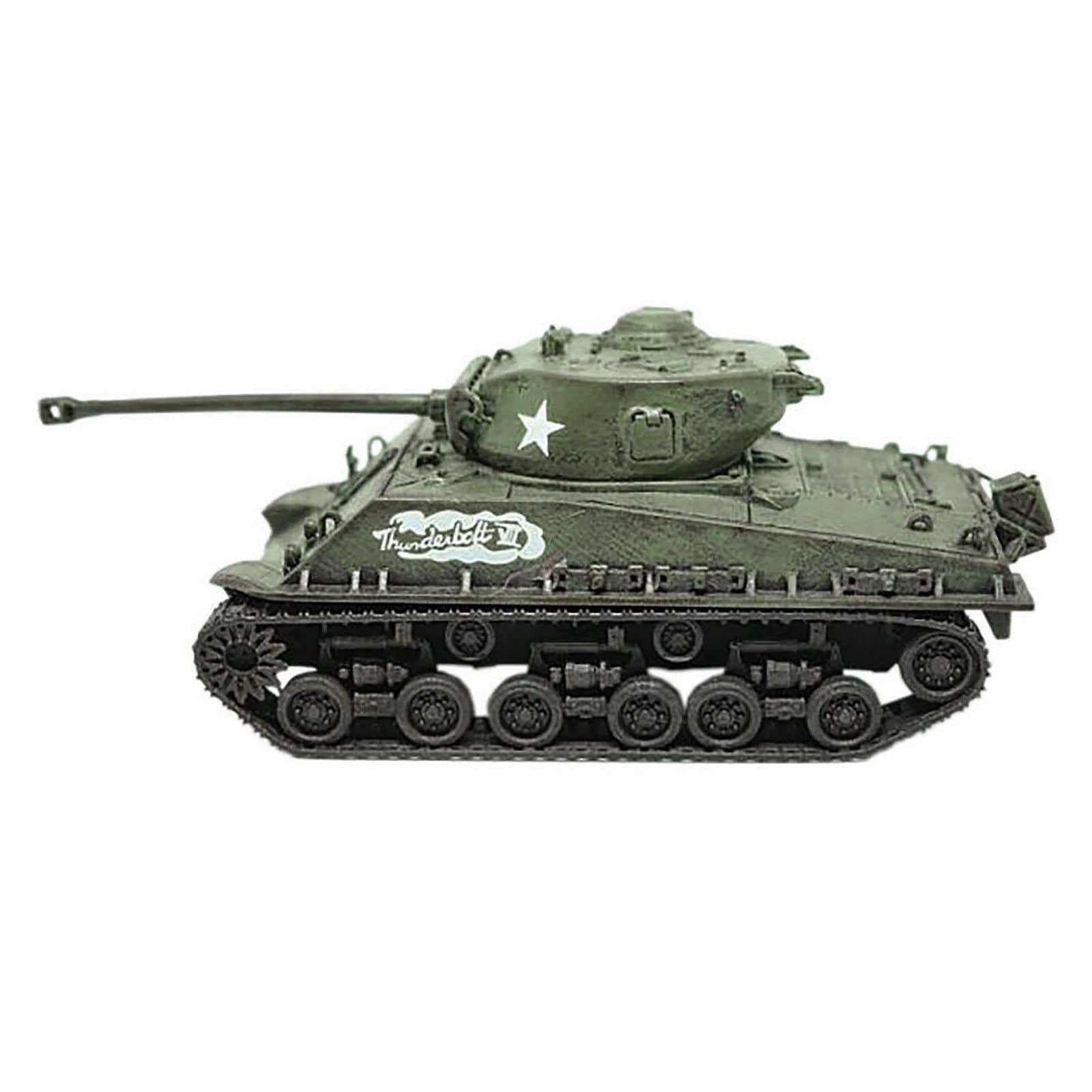 United States M4A3 Sherman Tank "Thunderbolt VII - WWII" United States Army "Armor Collection" Series 1/72 Model by Wings of the Great War - Wings Of The Great War - ModelCars.com