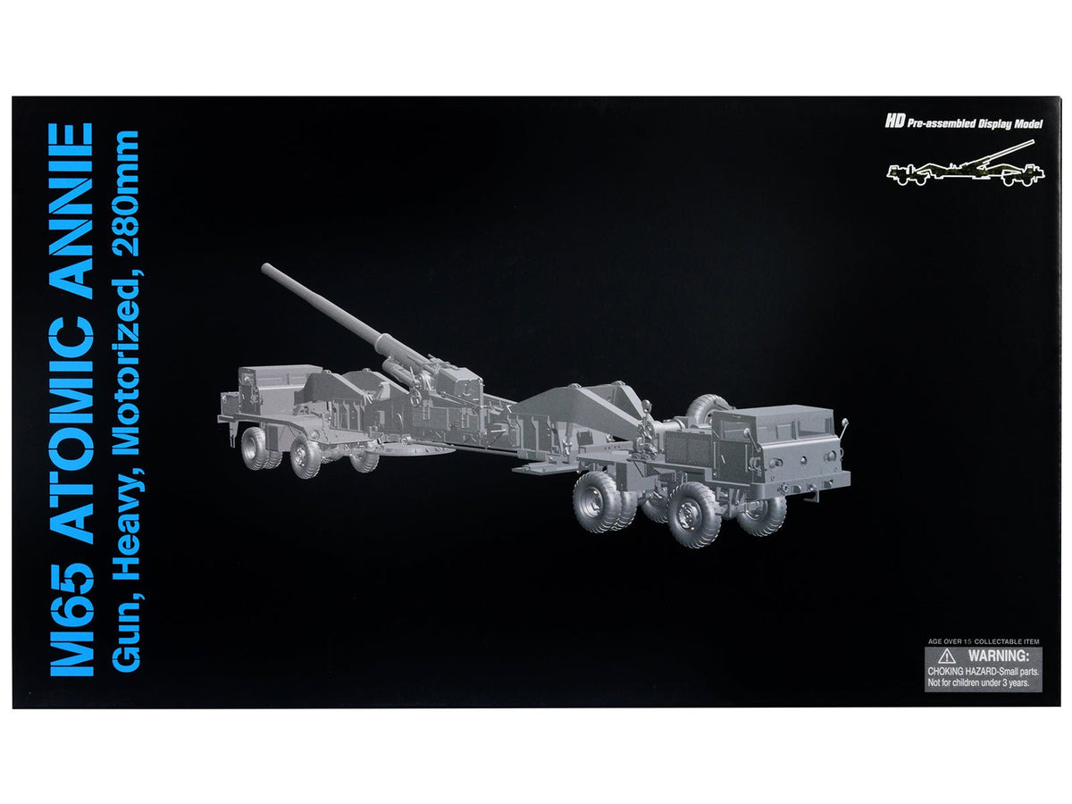 United States M65 Atomic Cannon "Atomic Annie" Artillery Olive Drab "Firing Mode" US Army "NEO Dragon Armor" Series 1/72 Plastic Model by Dragon Models-Dragon Models-ModelCars.com