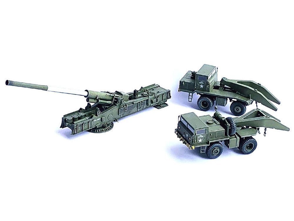 United States M65 Atomic Cannon "Atomic Annie" Artillery Olive Drab "Firing Mode" US Army "NEO Dragon Armor" Series 1/72 Plastic Model by Dragon Models-Dragon Models-ModelCars.com