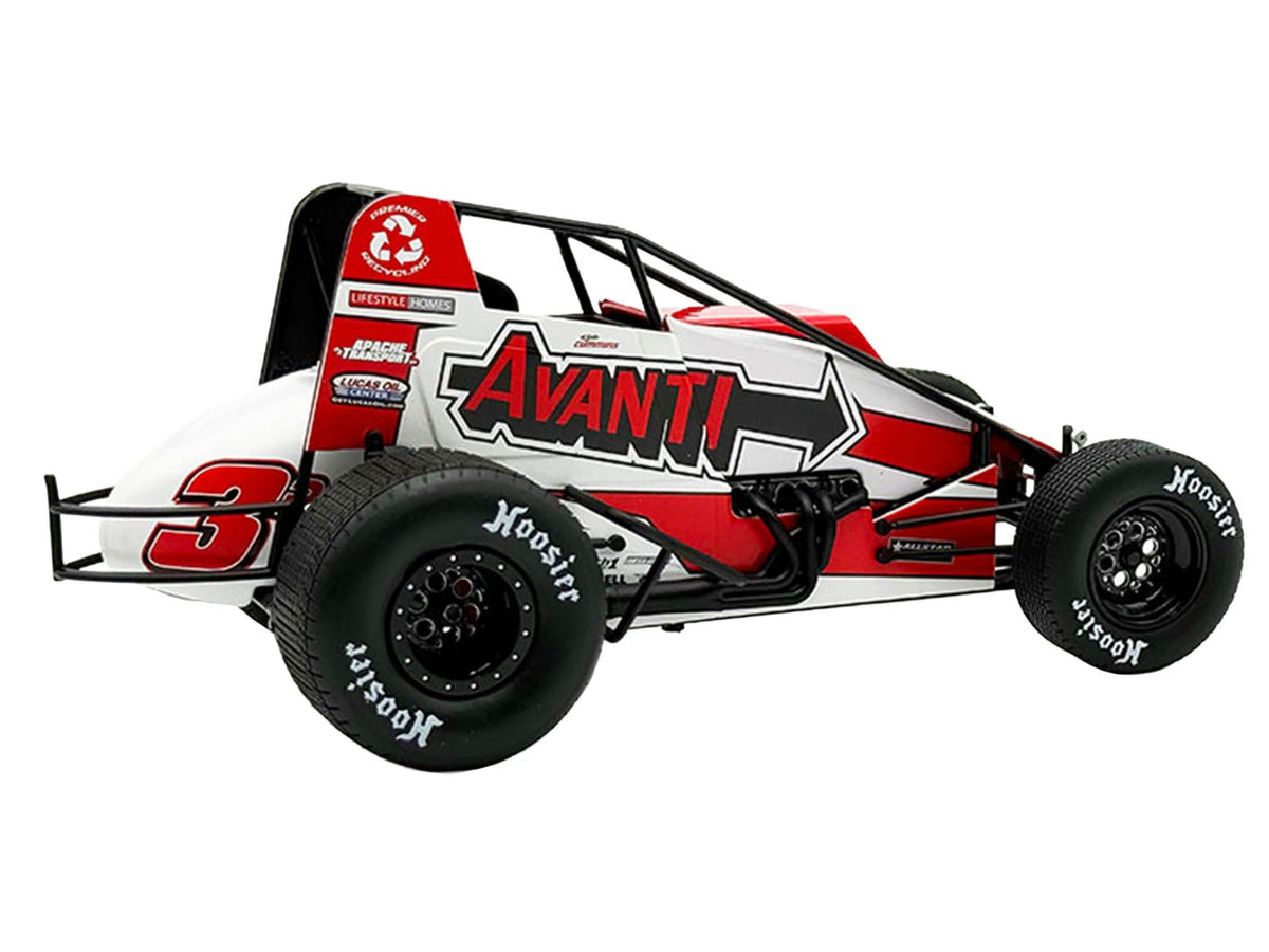 USAC Sprint Car #3P Kyle Cummins "Avanti" Champion "USAC Sprint Car National Championship" (2025) 1/18 Diecast Model Car by ACME-Acme-ModelCars.com