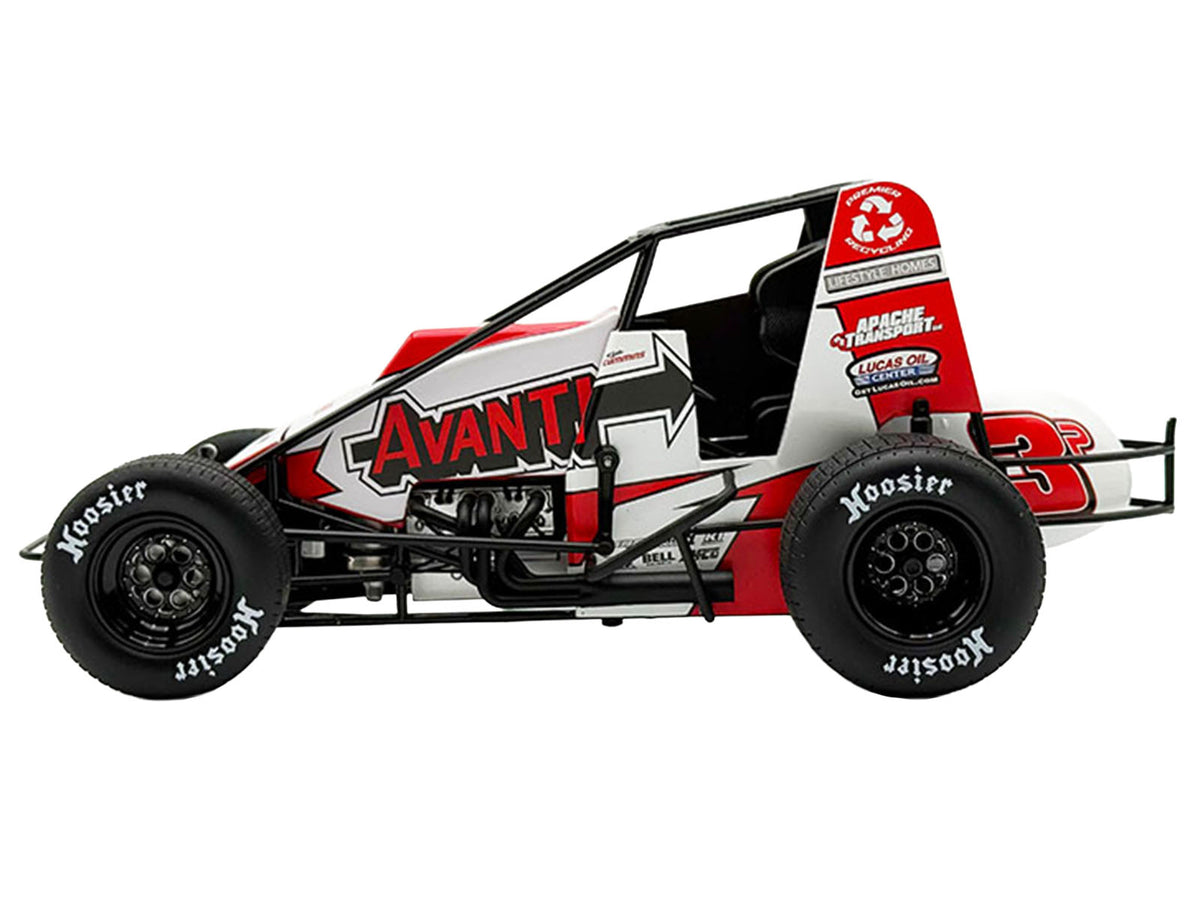 USAC Sprint Car #3P Kyle Cummins "Avanti" Champion "USAC Sprint Car National Championship" (2025) 1/18 Diecast Model Car by ACME-Acme-ModelCars.com
