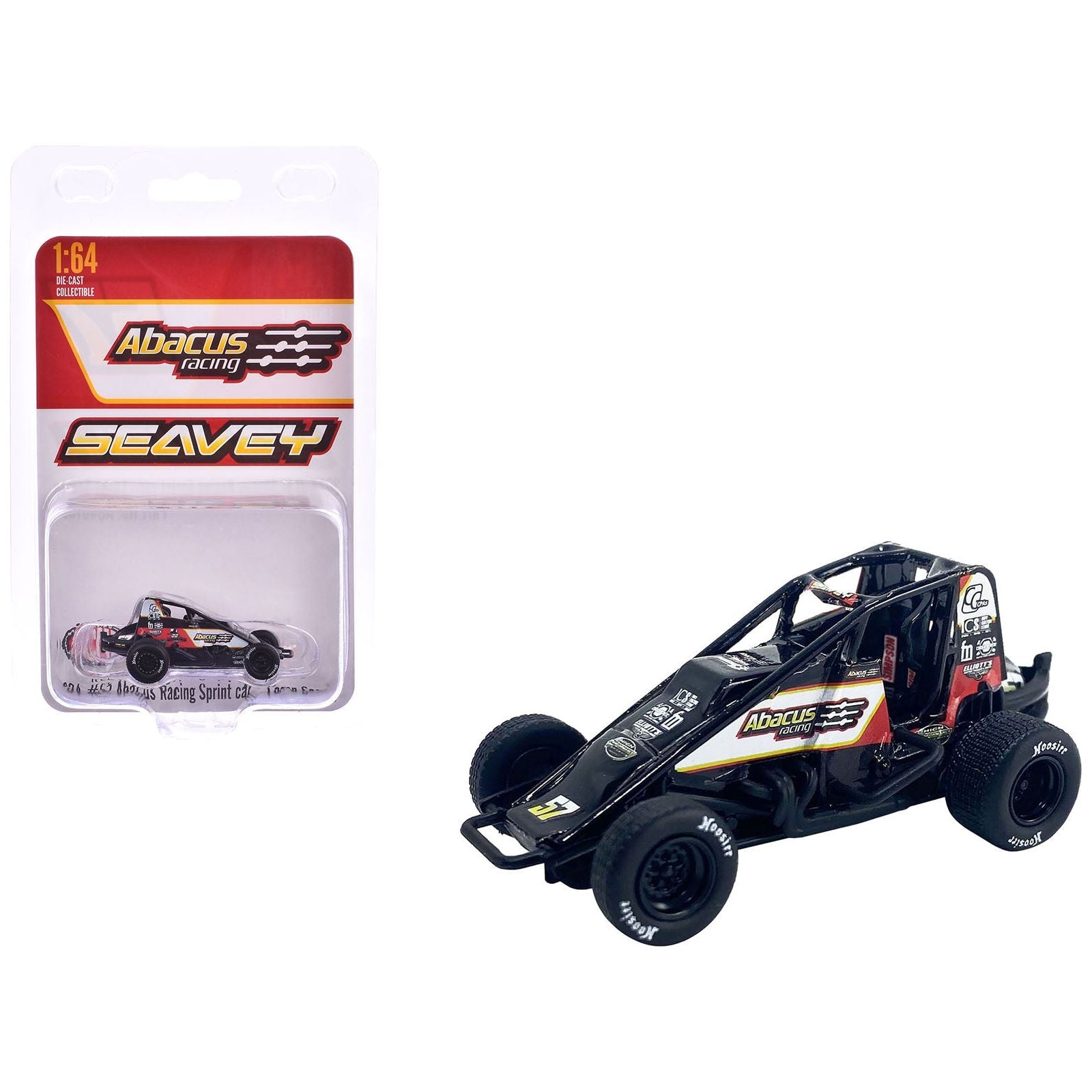USAC Sprint Car 57 Logan Seavey "Abacus Racing" "USAC AMSOIL Sprint Car National Championship" (2024) 1/64 Die Cast Model Car by Greenlight for ACME - Greenlight - ModelCars.com