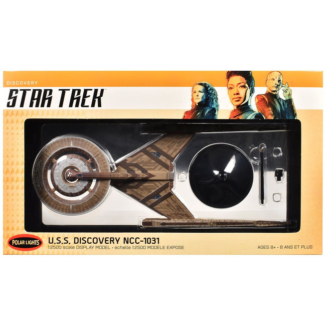 U.S.S. Discovery NCC-1031 Spacecraft "Star Trek: Discovery" (2017-2024) TV Series 1/2500 Scale Model by Polar Lights-Polar Lights-ModelCars.com