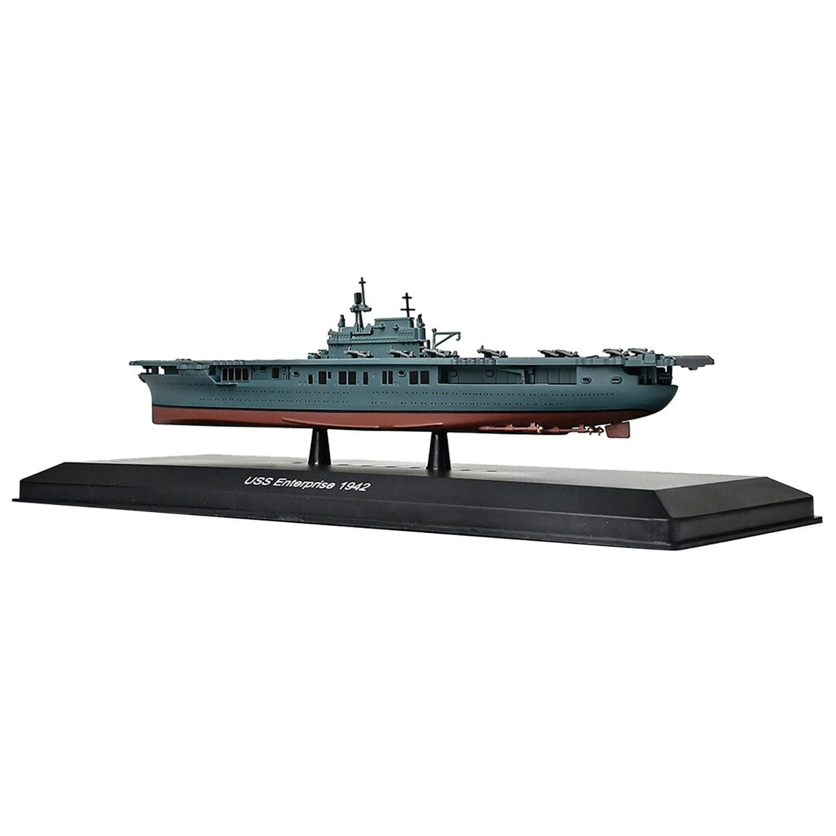 USS Enterprise (CV-6) Aircraft Carrier (1942) 1/1100 Diecast Model by Diecast of Defense-Diecast of Defence Collectibles-ModelCars.com