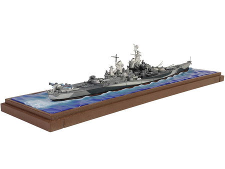 USS Missouri (BB-63) Iowa-class Battleship "Battle of Okinawa" (1945) United States Navy (Waterline Edition) "Battleship" Series 1/700 Diecast Model by Forces of Valor-Forces Of Valor-ModelCars.com