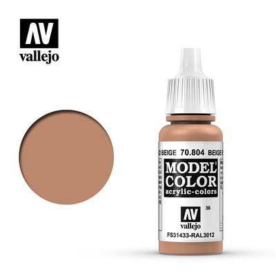 Vallejo BEIGE RED MATTE 17ML-Vallejo-ModelCars.com