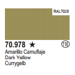 Vallejo DARK YELLOW MATTE 17ML-Vallejo-ModelCars.com