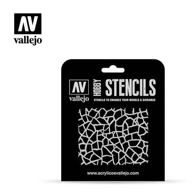 Vallejo FIRAFFE CAMO WWII STENCIL-Vallejo-ModelCars.com