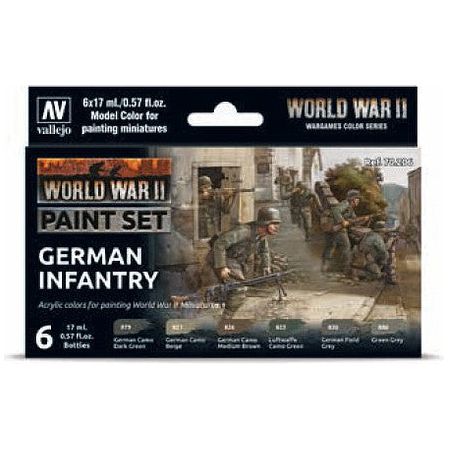 Vallejo GERMAN INFANTRY SET (6)-Vallejo-ModelCars.com