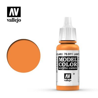 Vallejo LIGHT ORANGE MATTE 17ML-Vallejo-ModelCars.com