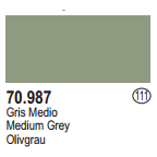 Vallejo MED GREY MATTE 17ML-Vallejo-ModelCars.com