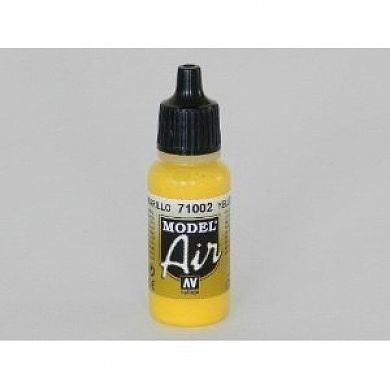 Vallejo MED YELLOW MODEL AIR 17ML-Vallejo-ModelCars.com