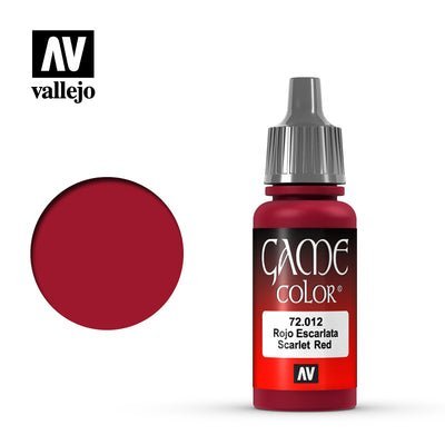 Vallejo SCARLETT RED GAME-Vallejo-ModelCars.com